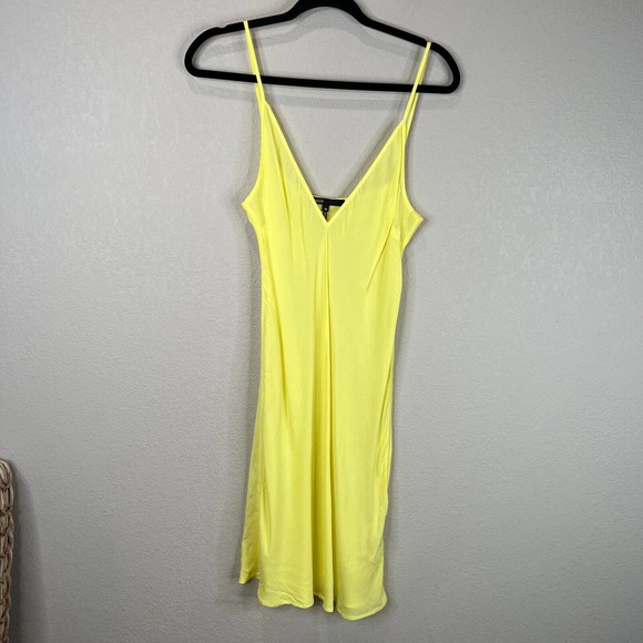 Maje Women's Adjustable‎ Cami Strap Summer Maxi Dress Sleeveless Yellow Size 38 - Picture 1 of 9
